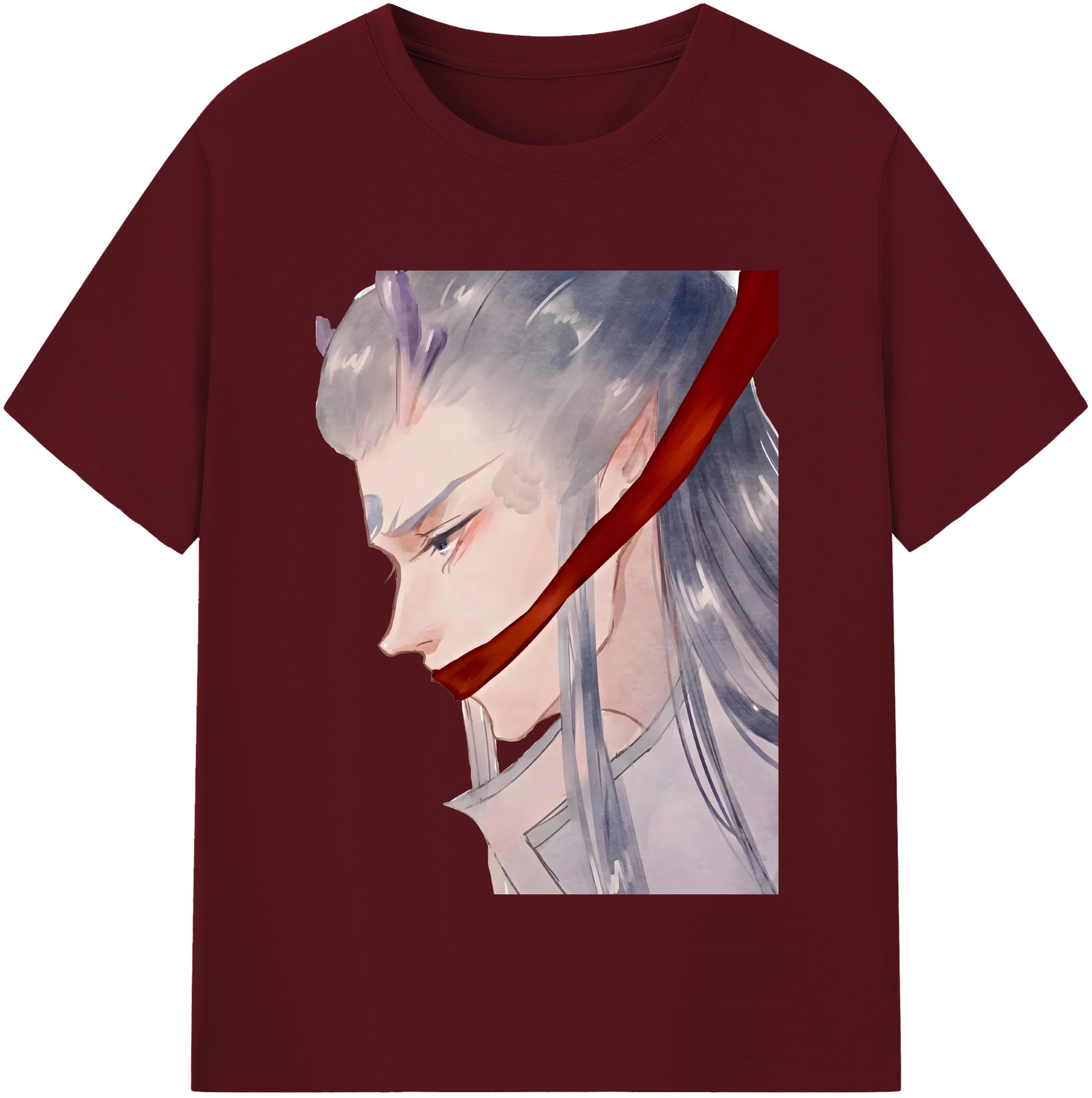 （画像用） Ne Zha 2 ナタ 魔童の大暴れ 綿100％半袖Tシャツ（フロントプリント）